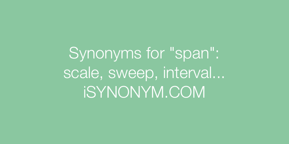 Synonyms span