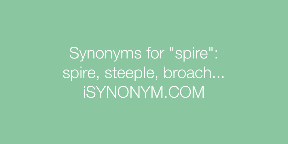 Synonyms spire