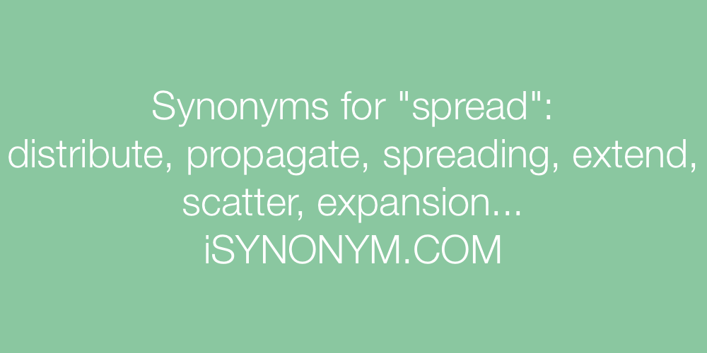 Synonyms spread