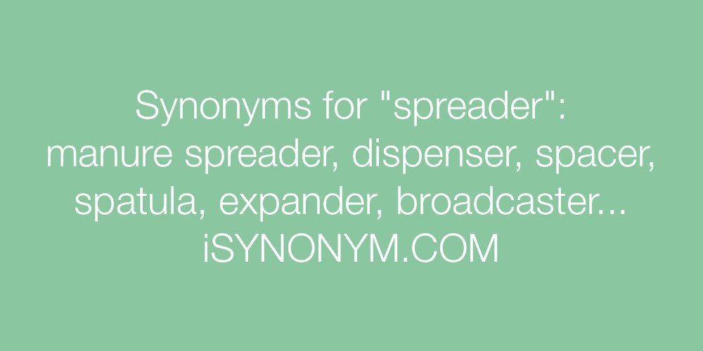 Synonyms spreader