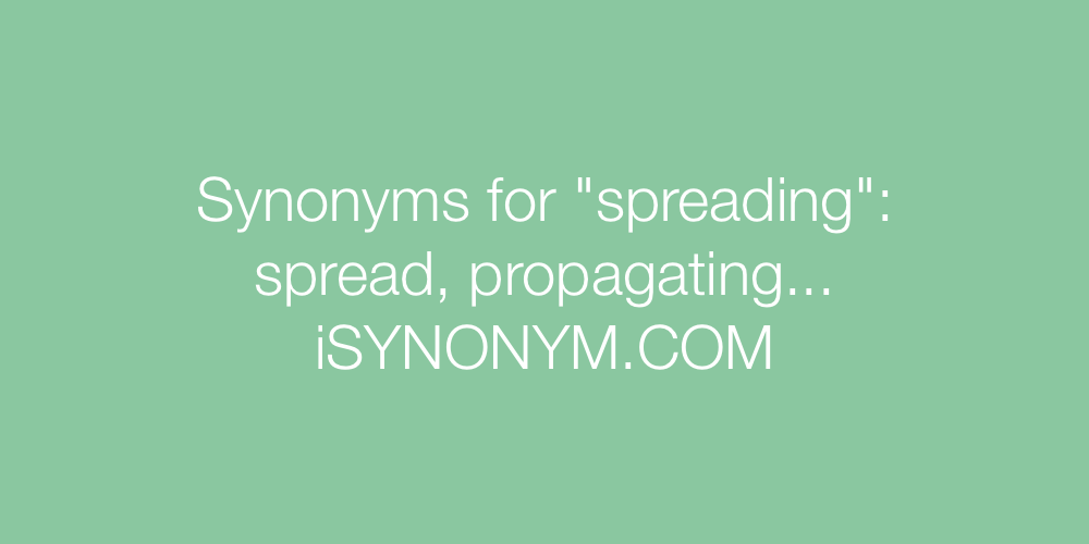Synonyms spreading