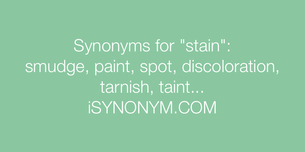 Synonyms stain