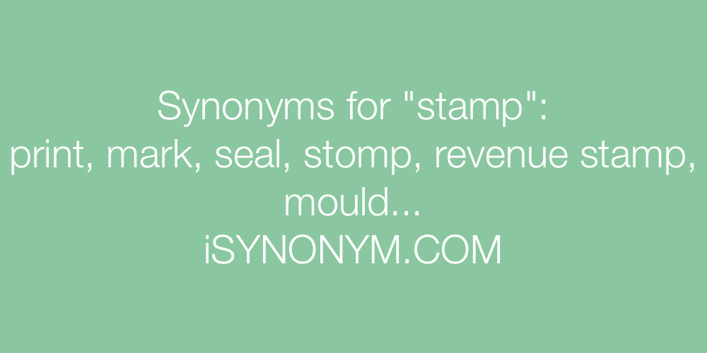 Synonyms stamp