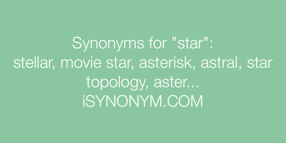 Synonyms star