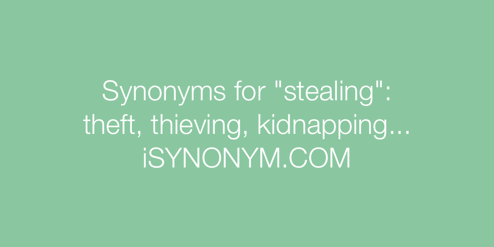 Synonyms stealing