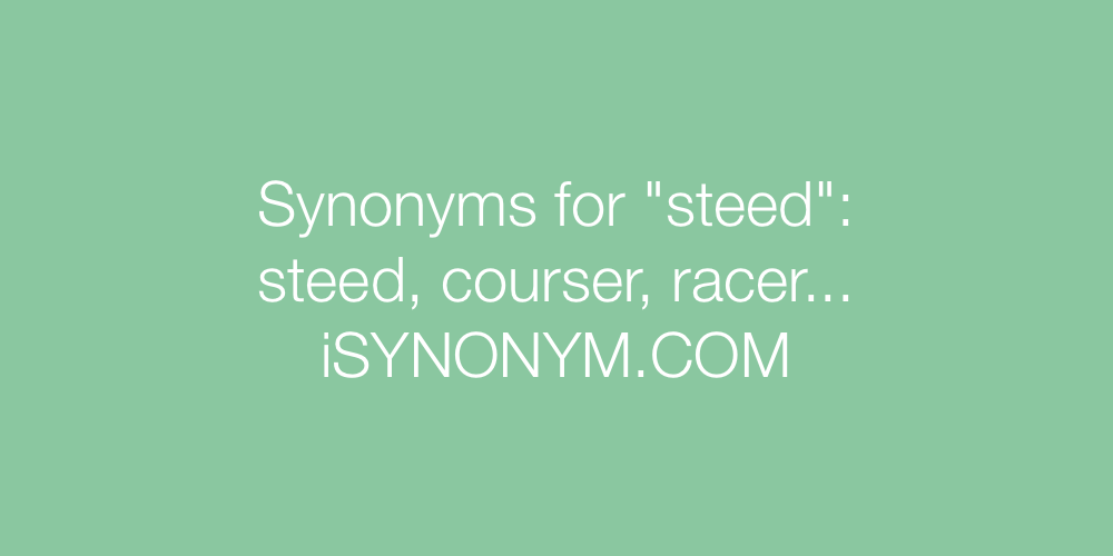 Synonyms steed
