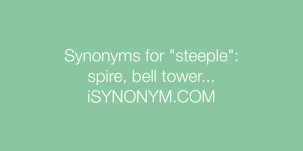 Synonyms steeple