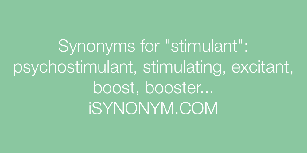 Synonyms stimulant
