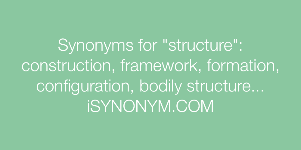 Synonyms structure