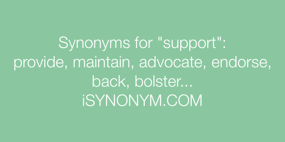 Synonyms support