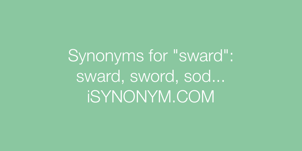 Synonyms sward