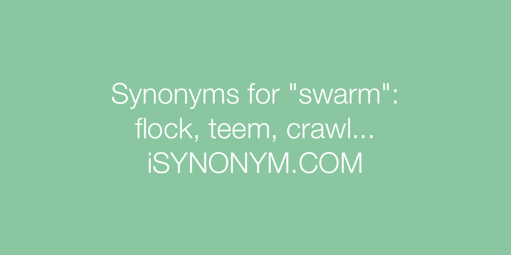 Synonyms swarm