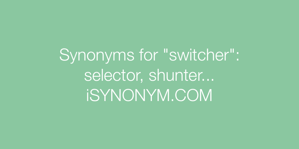 Synonyms switcher