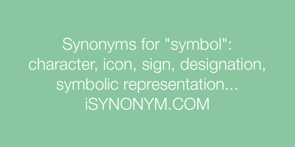 Synonyms symbol