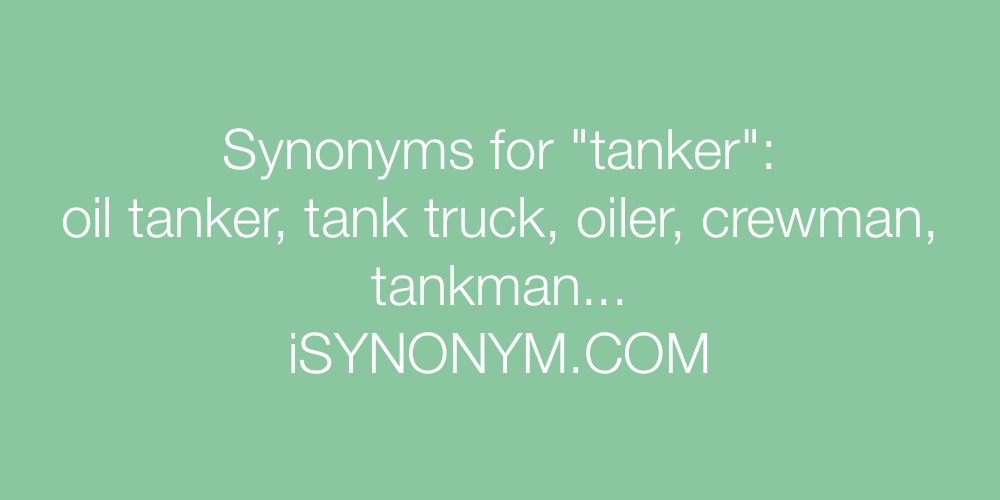 Synonyms tanker