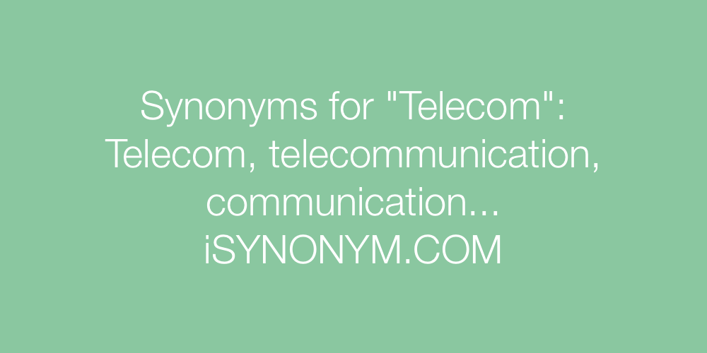Synonyms Telecom