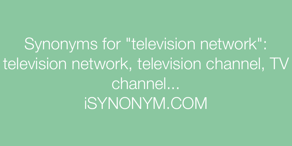 Synonyms television network