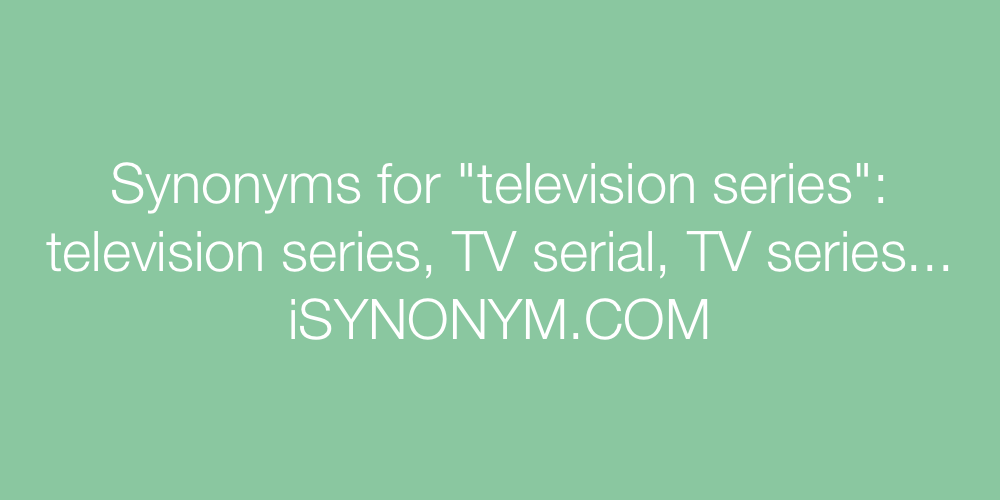 Synonyms television series