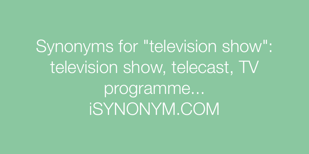 Synonyms television show