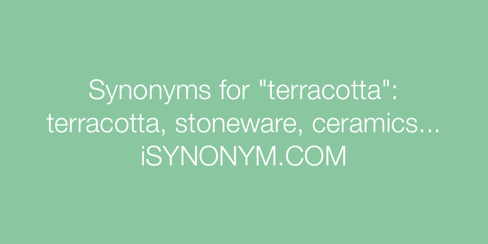 Synonyms terracotta