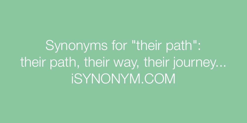Synonyms their path