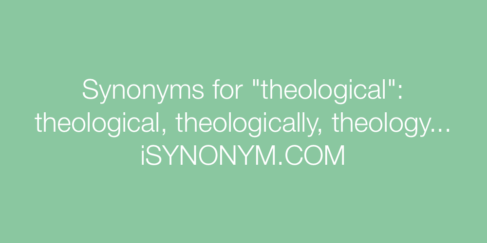 Synonyms theological