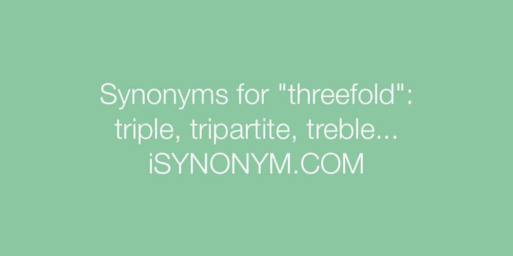 Synonyms threefold