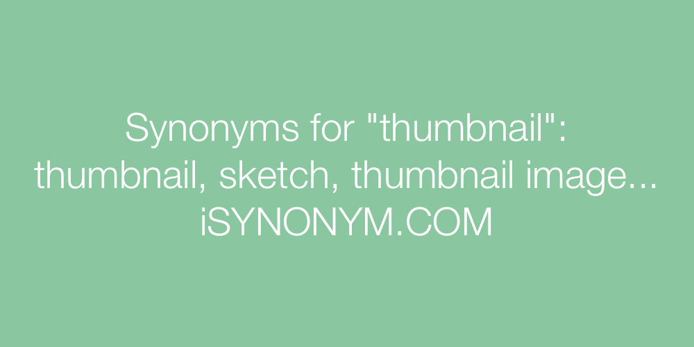 Synonyms thumbnail
