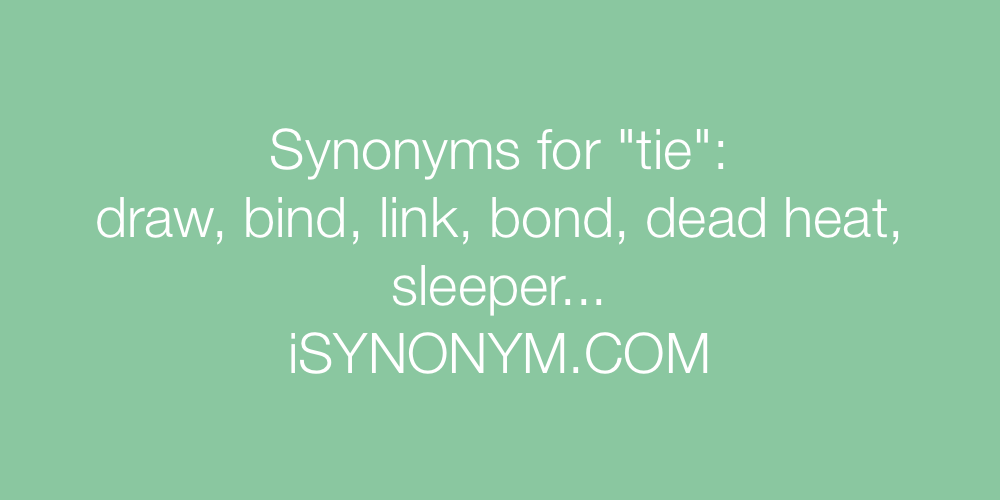 Synonyms tie