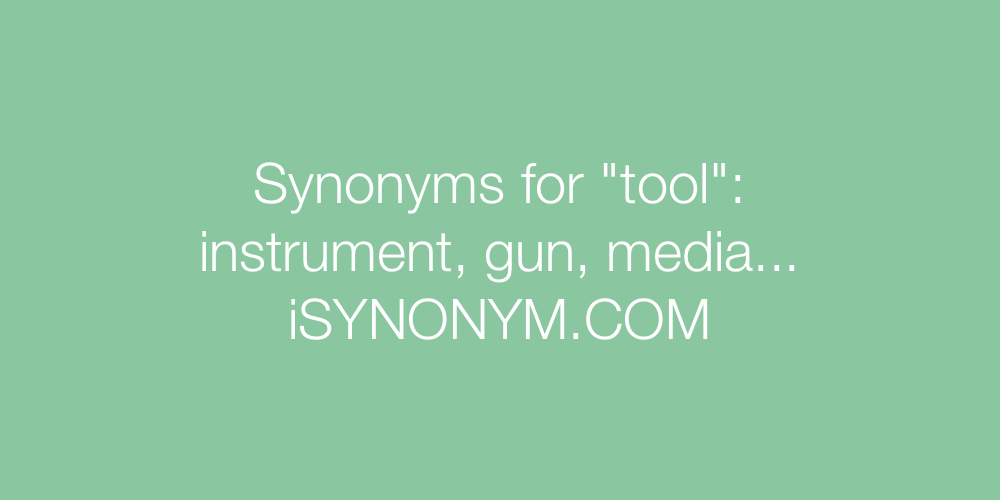 Synonyms tool