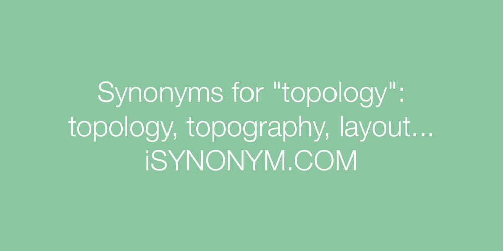 Synonyms topology