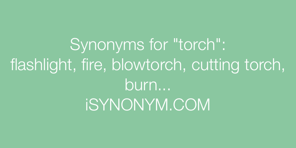 Synonyms torch