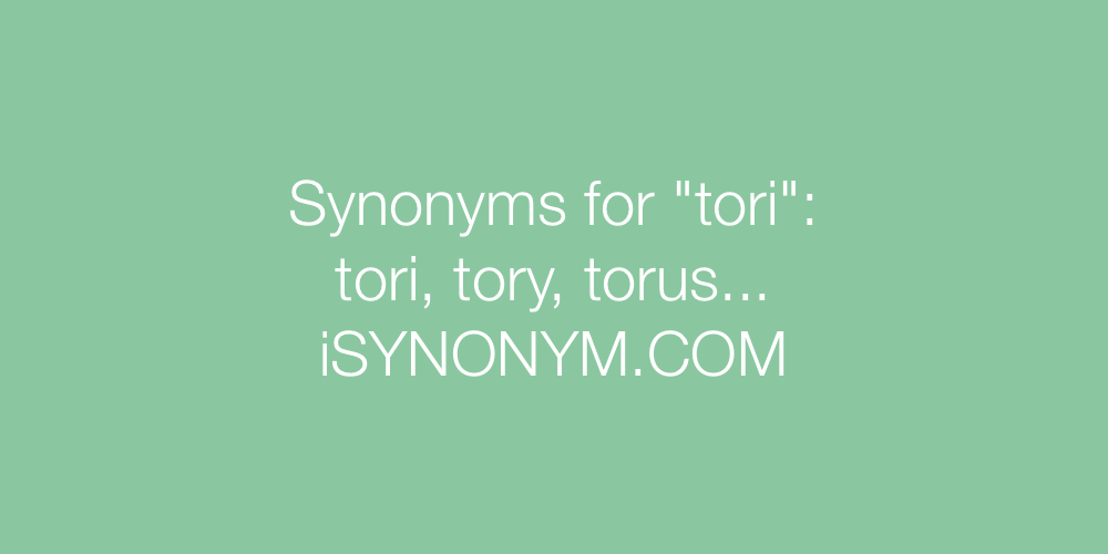 Synonyms tori