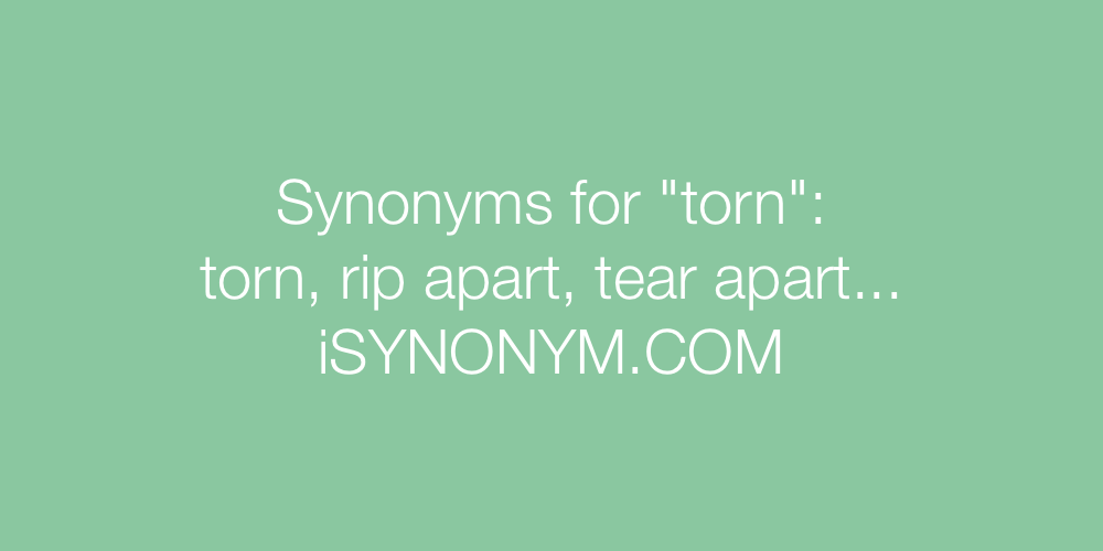 Synonyms torn