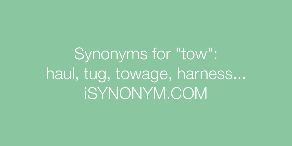Synonyms tow