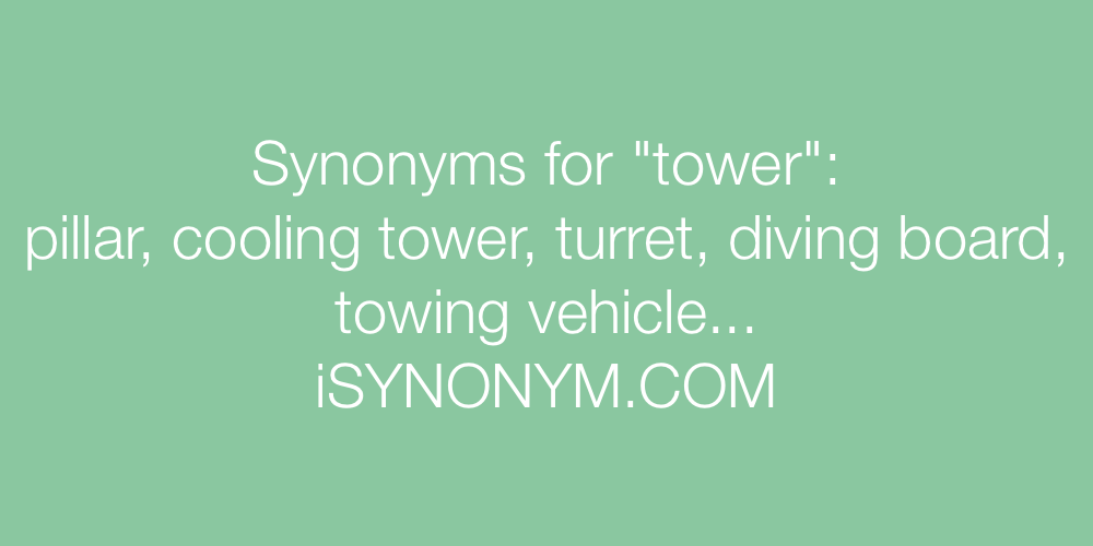 Synonyms tower