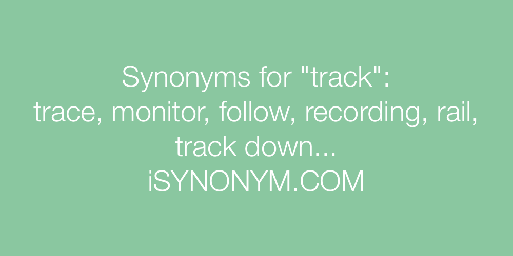 Synonyms track