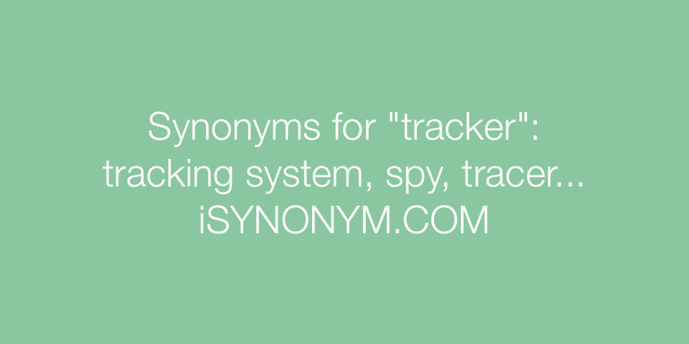 Synonyms tracker