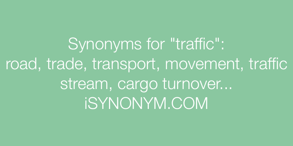 Synonyms traffic