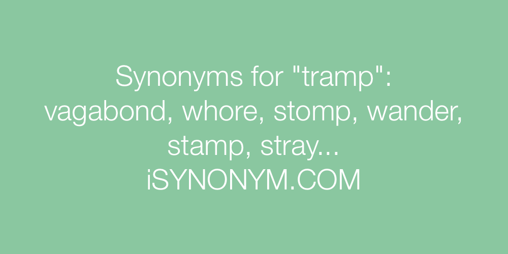 Synonyms tramp