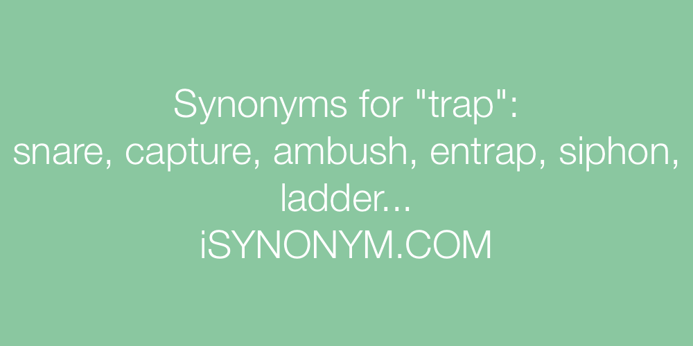 Synonyms trap