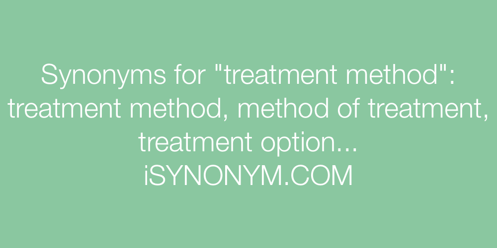 Synonyms treatment method