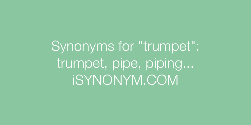 Synonyms trumpet