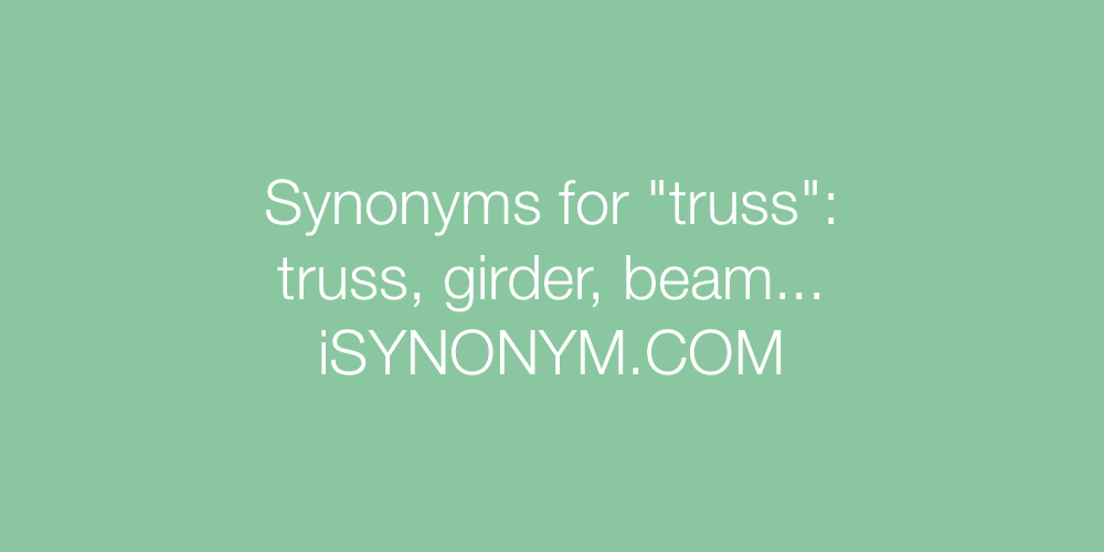 Synonyms truss