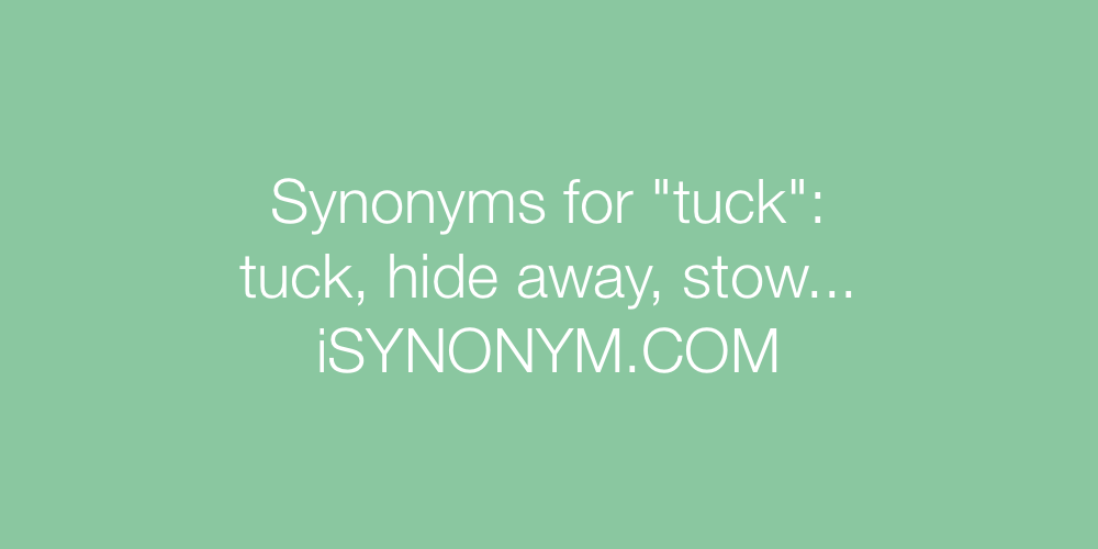 Synonyms tuck