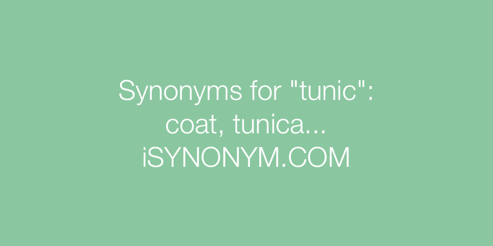 Synonyms tunic