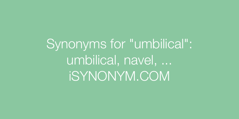 Synonyms umbilical