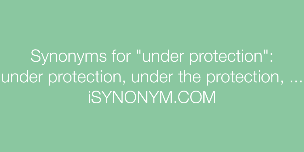 Synonyms under protection