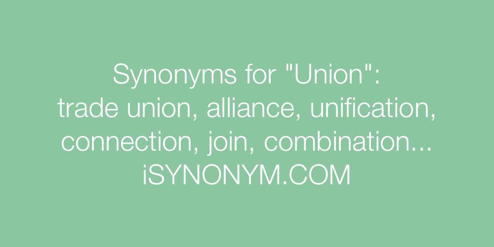Synonyms Union