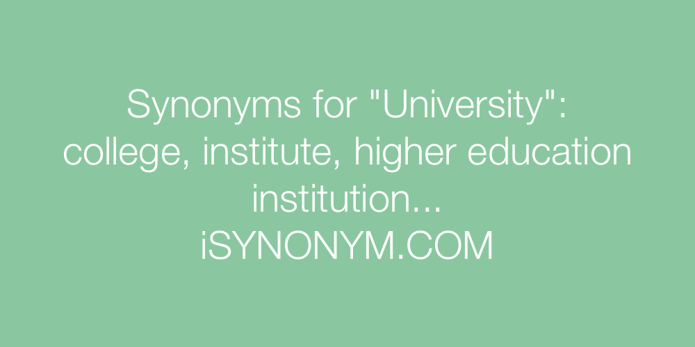 Synonyms University